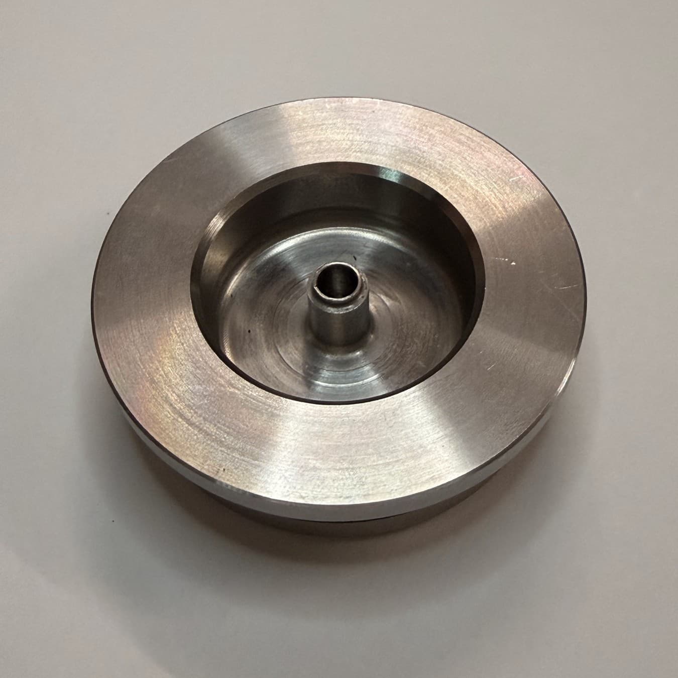 Machined steel housing